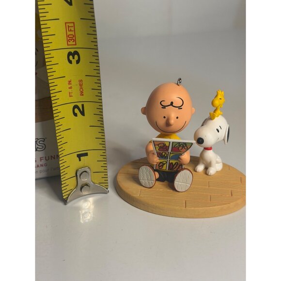 Hallmark Keepsake Peanuts Ornament Charlie Brown Snoopy Woodstock Hanging Comic - Picture 5 of 5